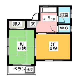 メゾンアルプ【3階】の間取り