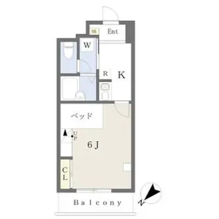 Flat郡山【9階】の間取り