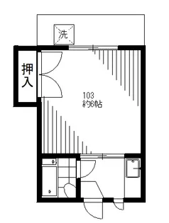 コーポラスクリエイティブ【1階】の間取り