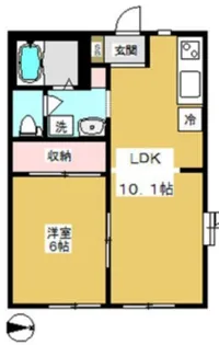 ロジュマン・W【1階】の間取り