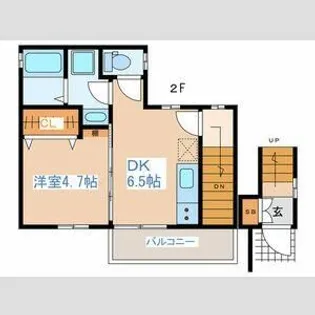 東京都杉並区阿佐谷北3【アパート】の間取り