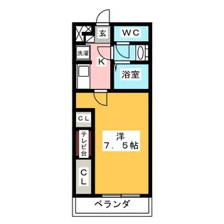リブリ・露橋【1階】の間取り