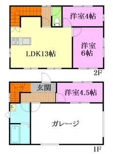 栃木県宇都宮市今泉5【一戸建】の間取り