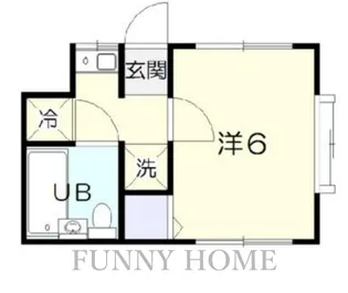 東京都世田谷区野沢1【アパート】の間取り