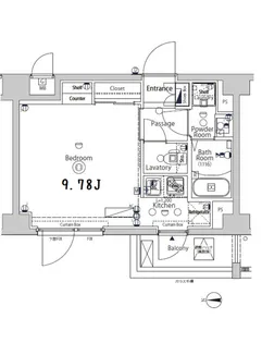 XEBEC大鳥居II【6階】の間取り