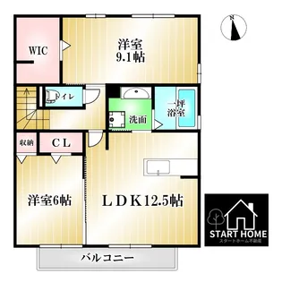 PATIO B【2階】の間取り