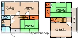 茨城県取手市新取手3【一戸建】の間取り