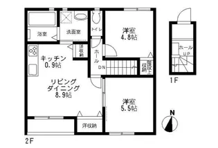 カトライア【2階】の間取り