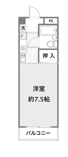 1Rの間取り画像