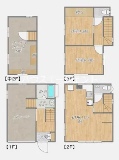 東京都江戸川区一之江1【一戸建】の間取り