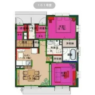 オリオンスクエア A棟【1階】の間取り