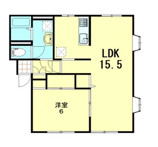 神奈川県横須賀市野比1【アパート】の間取り