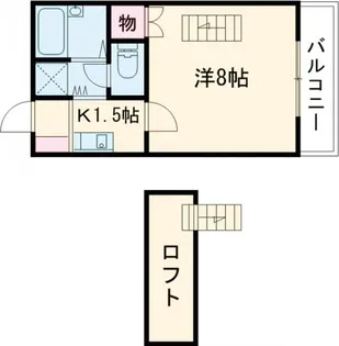 エステート明和I【1階】の間取り