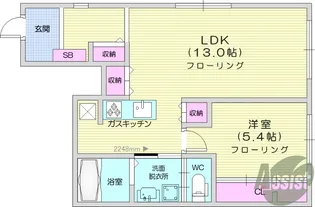 ちぐら【1階】の間取り