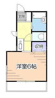 東京都小平市小川町1【アパート】の間取り