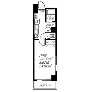 HOUZEN 8【7階】の間取り
