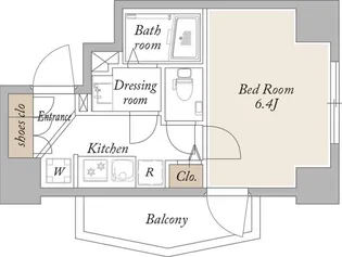 KDXレジデンス秋葉原II【2階】の間取り