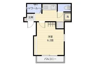 東京都中野区中央5【アパート】の間取り