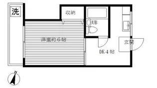ブランドール小日向I【2階】の間取り