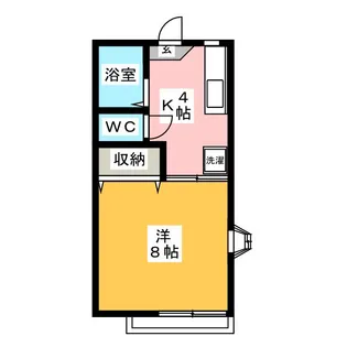 コートビレッジII【2階】の間取り