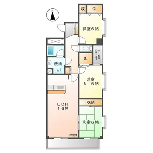 3LDKの間取り画像