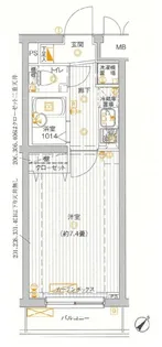 ライズ赤塚【3階】の間取り