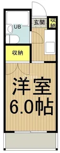 サンライズベル【2階】の間取り