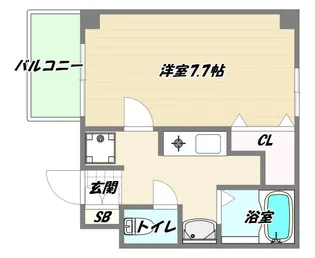 大阪府大阪市淀川区西中島6【マンション】の間取り
