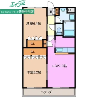 Casa Recuerdo【2階】の間取り