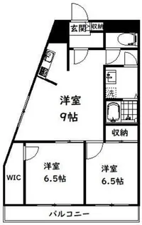 東京都新宿区西落合3【マンション】の間取り