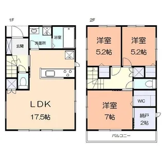 神奈川県南足柄市怒田【一戸建】の間取り