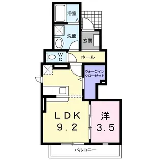 愛知県名古屋市南区呼続3【アパート】の間取り