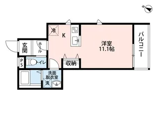 広島県広島市西区己斐上1【アパート】の間取り