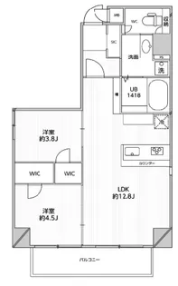 東京都台東区柳橋2【マンション】の間取り
