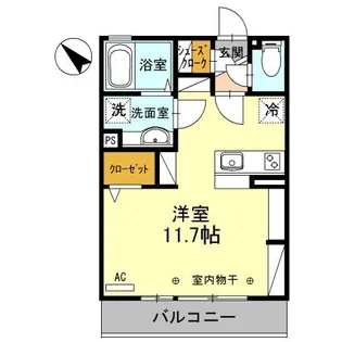D-roomBusiness花垣【3階】の間取り