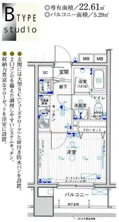 パークウェル秋葉原【3階】の間取り