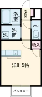 山本コーポ【1階】の間取り