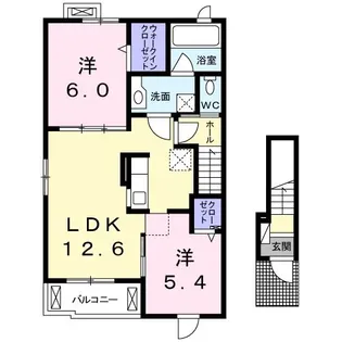 キャトルセゾンパーク【2階】の間取り
