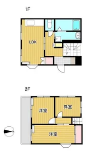 東京都大田区大森北4【一戸建】の間取り