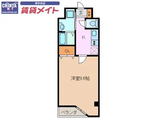 ルラシオン江戸橋【1階】の間取り