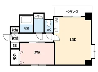 オーナーズマンション文の里【3階】の間取り