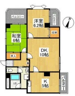 東京都練馬区大泉学園町1【マンション】の間取り