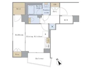 東京都文京区小日向4【マンション】の間取り