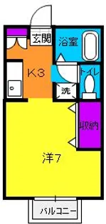 セジュール引佐【1階】の間取り