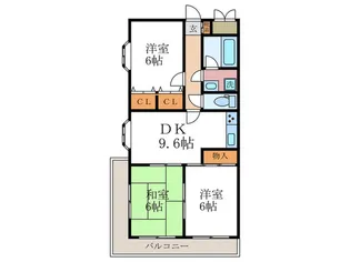 カーサフジキ【1階】の間取り