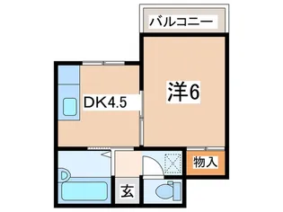 ベルモント池田町【2階】の間取り