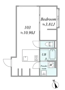 trias341【1階】の間取り