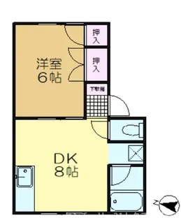 らんがく五番館【1階】の間取り