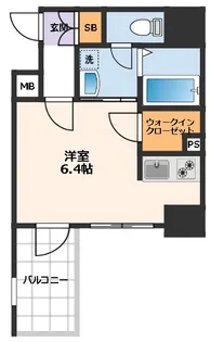 プレサンス難波南アーバニッシュ【8階】の間取り