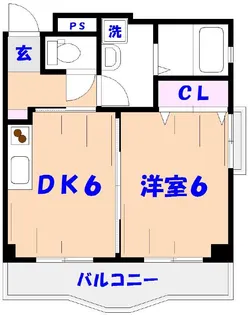 ピアヒルズ市川堀之内【4階】の間取り